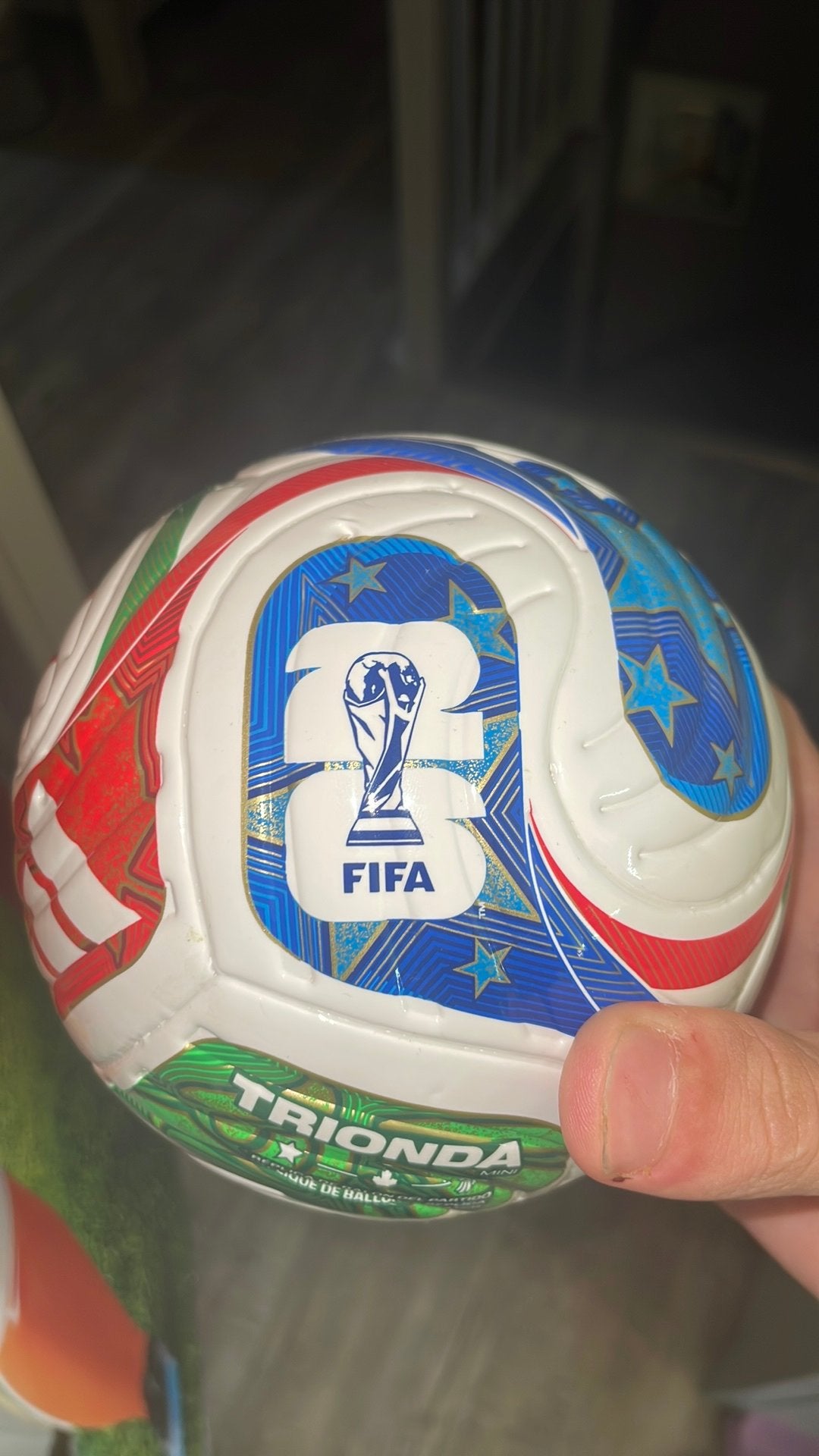 Adidas mini Wk 2026 bal, Verzamelen, Ophalen of Verzenden, Zo goed als nieuw, Buitenlandse clubs, Overige typen