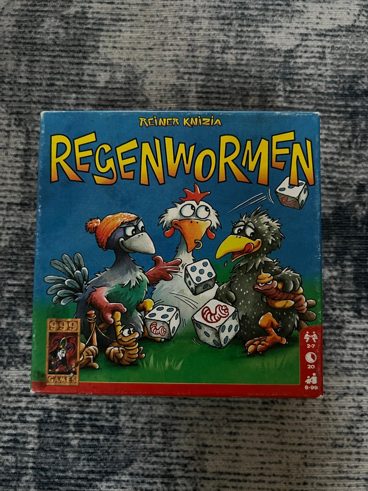 Regenwormen dobbelspel - Compleet en in goede staat, Ophalen of Verzenden, Gebruikt
