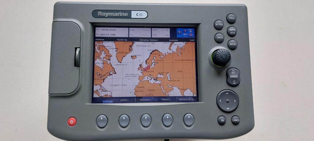Raymarine C70 kaartplotter fishfinde, Ophalen of Verzenden, Zo goed als nieuw, Kaartplotter of Fish Finder