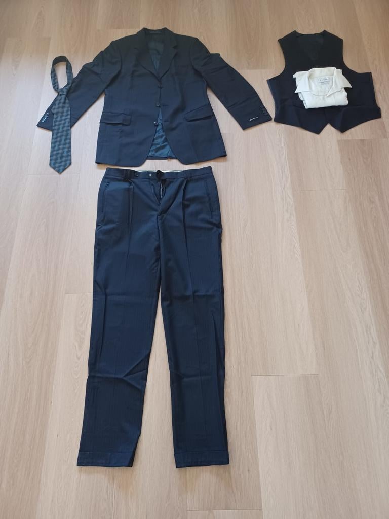 Herenpak/kostuum compleet - Frans Molenaar - Maat L, Kleding | Heren, Kostuums en Colberts, Ophalen of Verzenden, Zo goed als nieuw