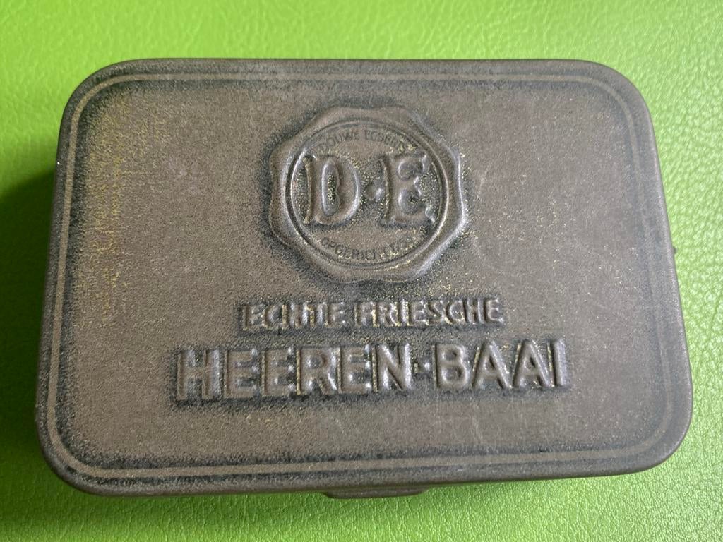 Oud Douwe Egberts Friesche Heeren-Baai blikje, Ophalen of Verzenden, Gebruikt, Overige, Douwe Egberts