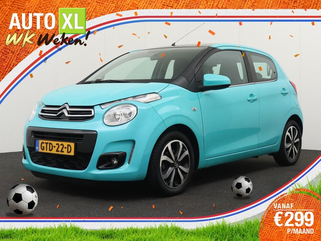 Citroën C1 82 PK Shine 5drs Camera Carplay Bluetooth, Voorwielaandrijving, Gebruikt, 1199 cc, 840 kg