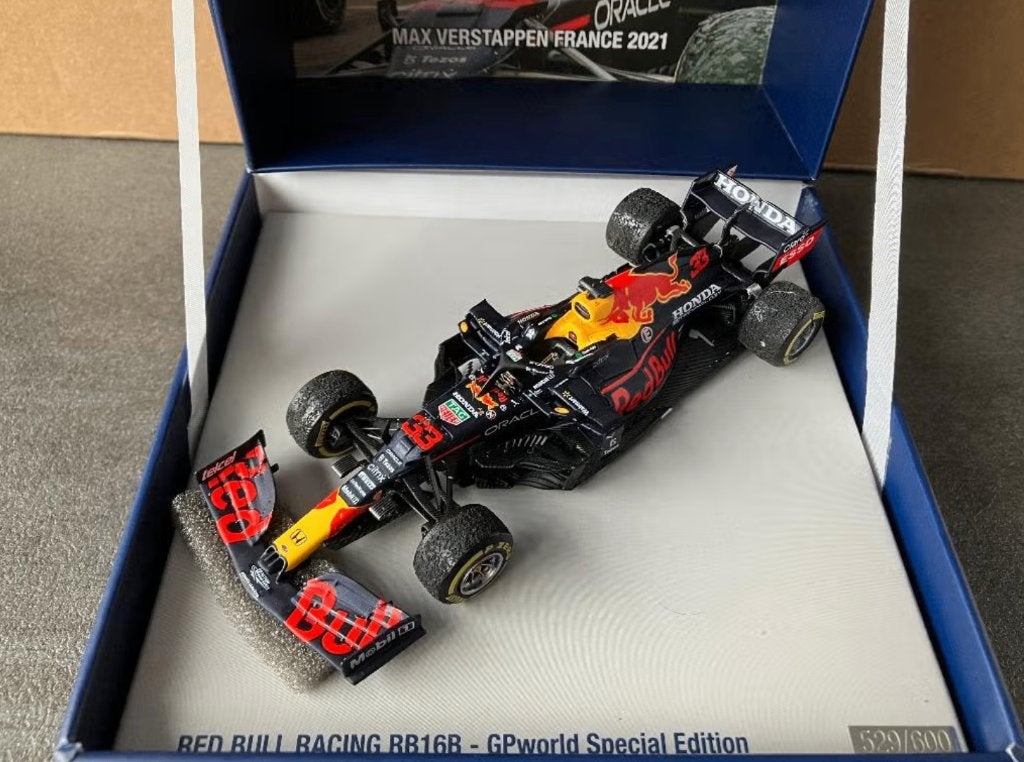 ✅ Max Verstappen 1:43 Winner Frankrijk GP 2021 Spark Special, Ophalen of Verzenden, Nieuw, Formule 1