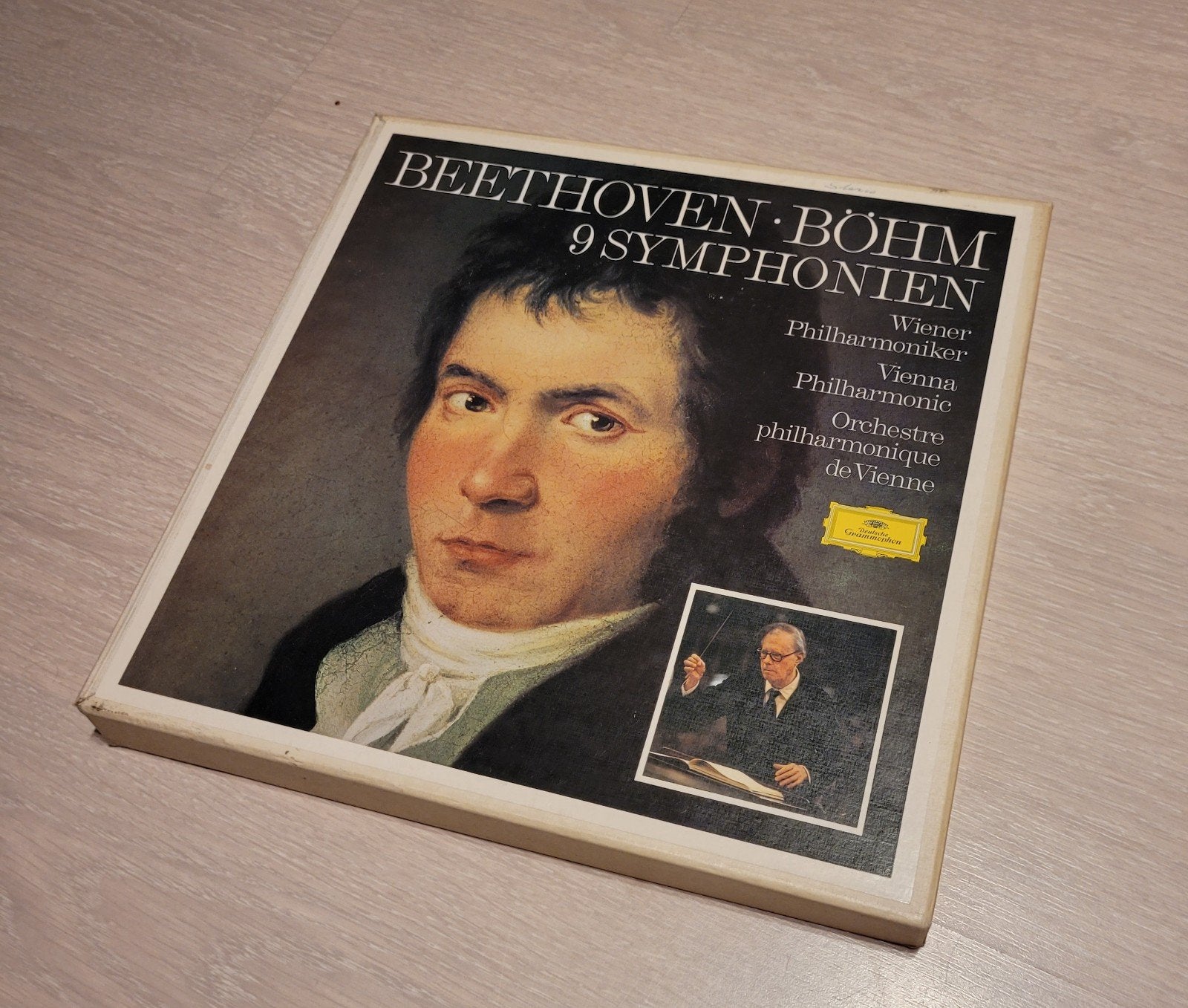 9 lp's Beethoven - Böhm: 9 Symfonieën Boxset Vinyl, Ophalen, Boxset, Gebruikt, Symfonie