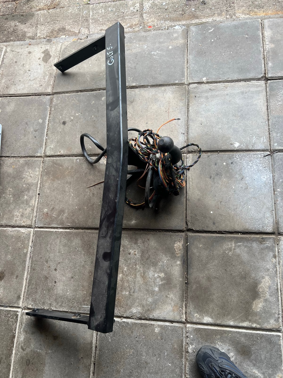 Trekhaak Golf 5 met bekabeling, Ophalen, Gebruikt