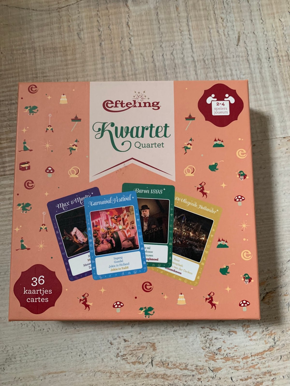 Efteling kwartet, Ophalen of Verzenden, Zo goed als nieuw, Overige typen