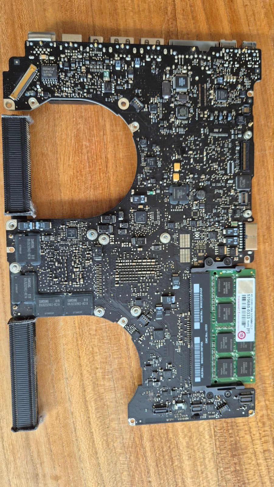 moederbord Apple MacBook pro met geheugen 2011 defect, Ophalen of Verzenden, DDR3