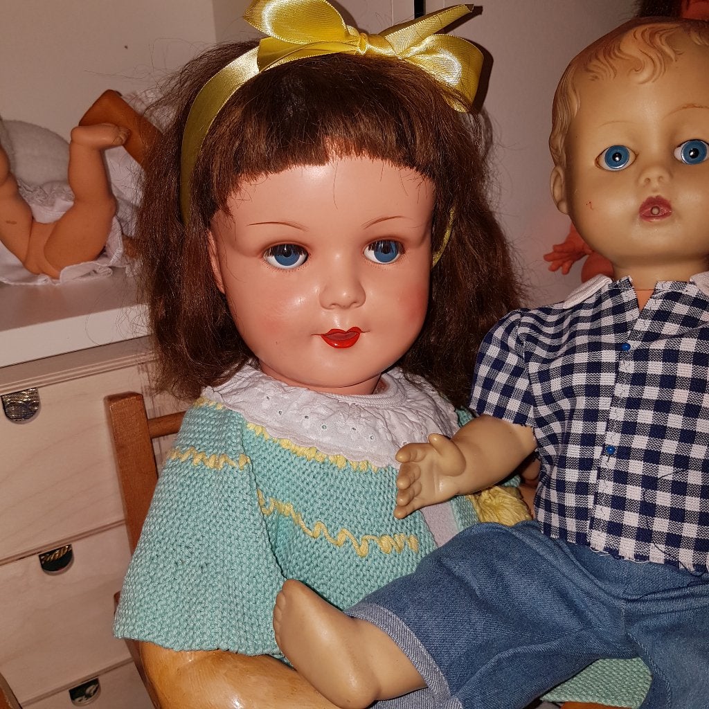 Antieke poppen, Verzamelen, Ophalen of Verzenden, Gebruikt, Pop