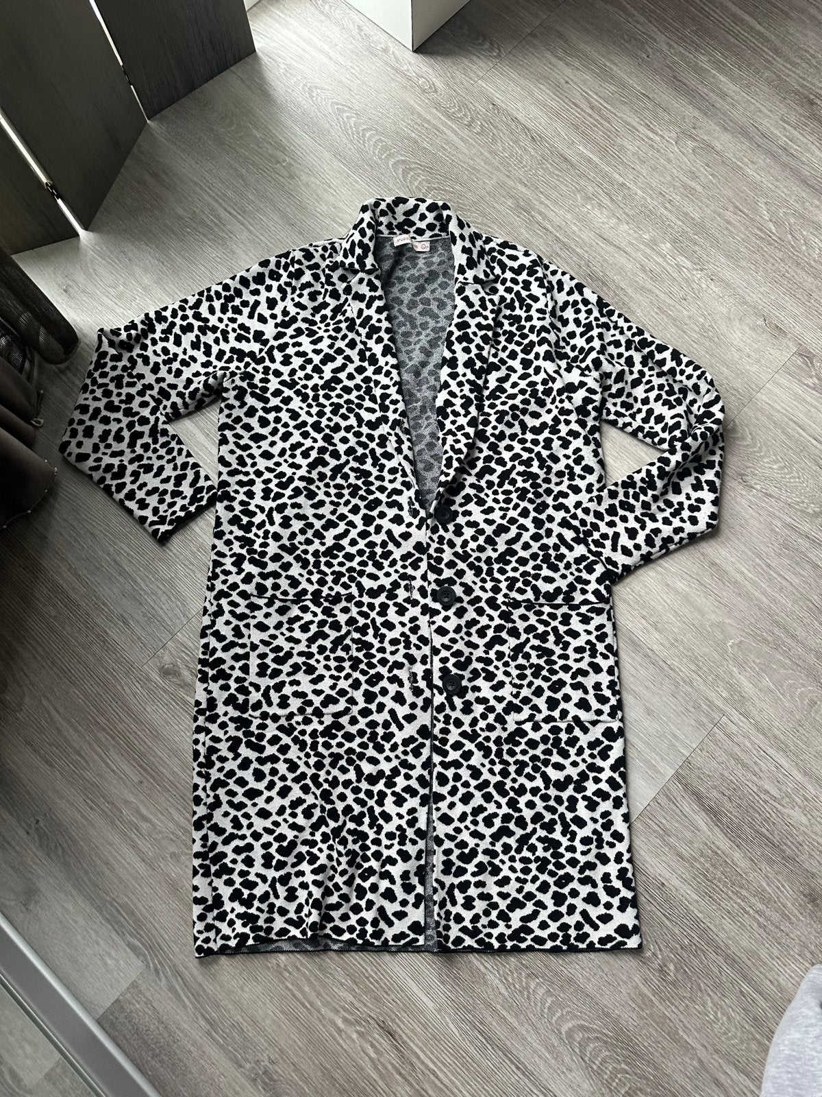 Studio Anneloes lange vestjas panterprint Maat L, Ophalen of Verzenden, Zo goed als nieuw, Maat 42/44 (L), Meerkleurig