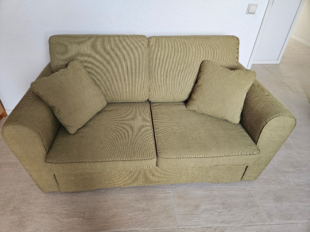 slaapbank, Ophalen, Tweepersoons, 140 cm, Zo goed als nieuw
