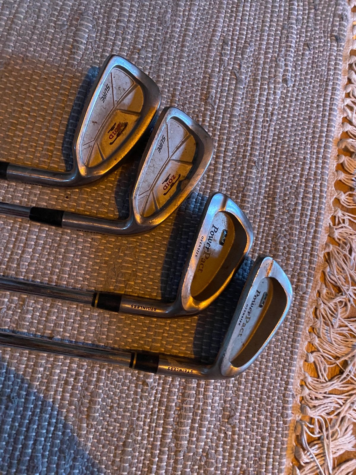 Golfclubs - 4 stuks (Sure Zoid & Power Pact Oversize), Ophalen, Gebruikt, Club, Overige merken