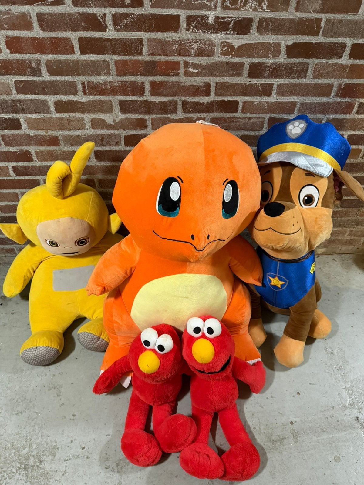 Grote knuffels Pokémon, Paw Patrol, Teletubbie & Elmo, Gebruikt, Geel, Overige typen, Ophalen of Verzenden