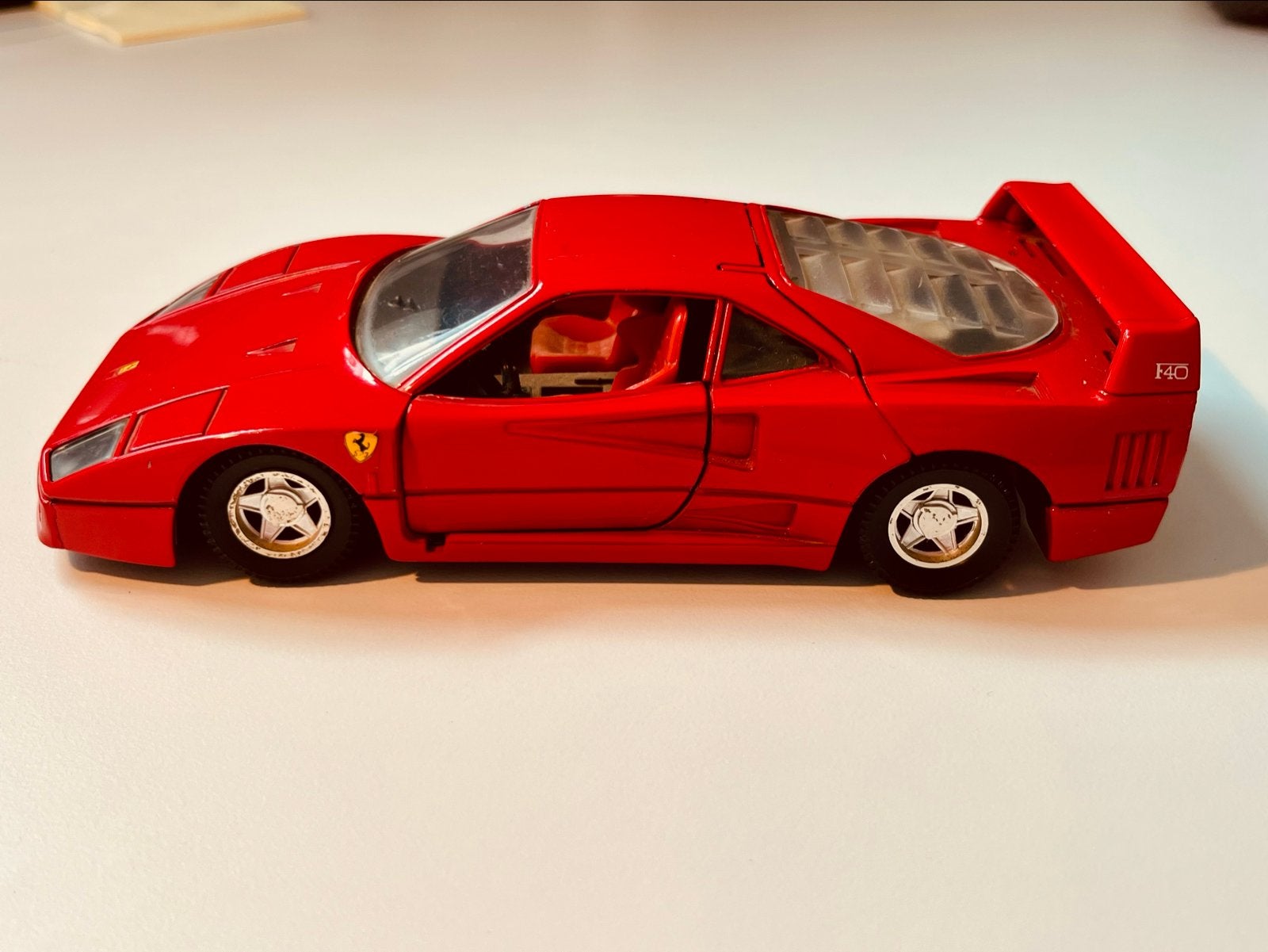 Tonka Polistil Ferrari F40 1:25 - Italië, Ophalen of Verzenden, Gebruikt, Auto, Overige merken