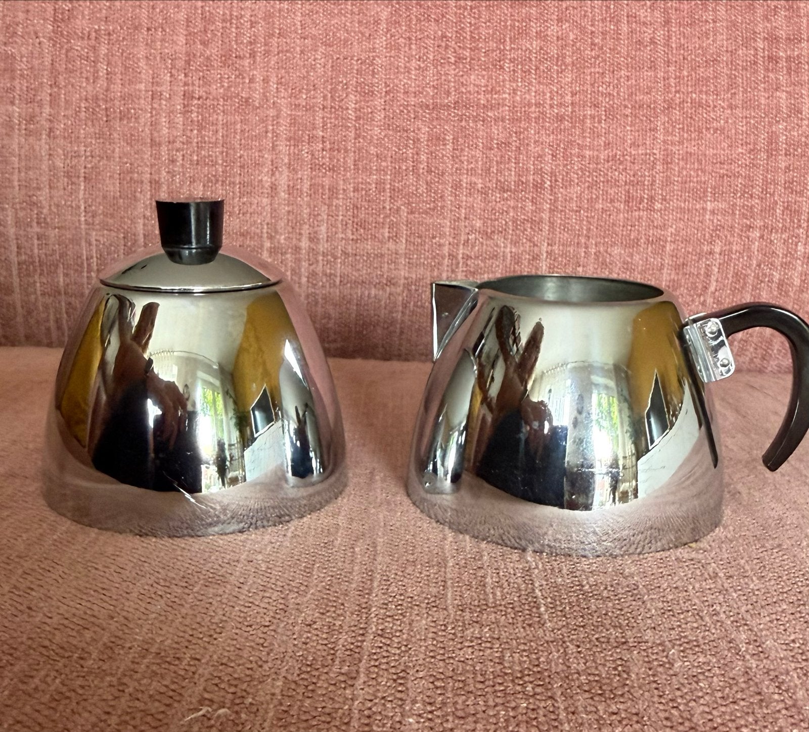 Vintage Daalderop Chroom Roomstel (Mid-Century), Verzamelen, Ophalen of Verzenden, Huis en Inrichting