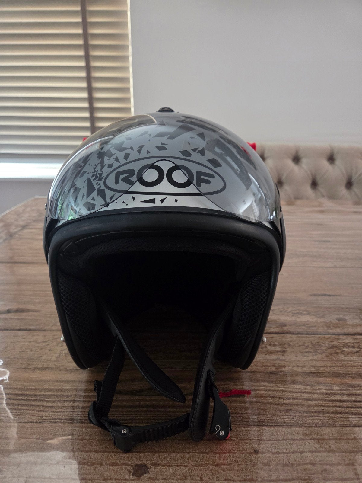 Helm zgan Roof Boxer V8 Alpha Blackstar White Te Koop!, Motoren, Systeemhelm, XL, Kinderen, Nieuw zonder kaartje