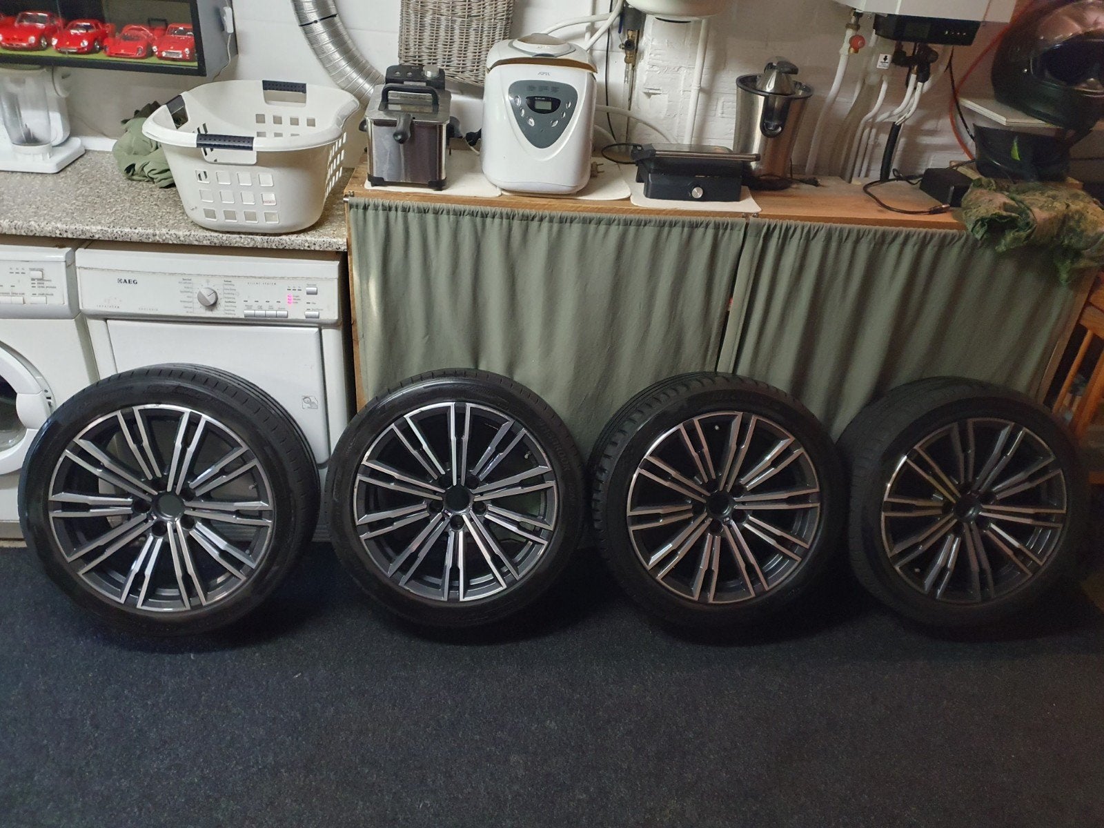 BMW 790M OEM Breedset 5x112 18inch, Ophalen, 18 inch, Gebruikt, Banden en Velgen