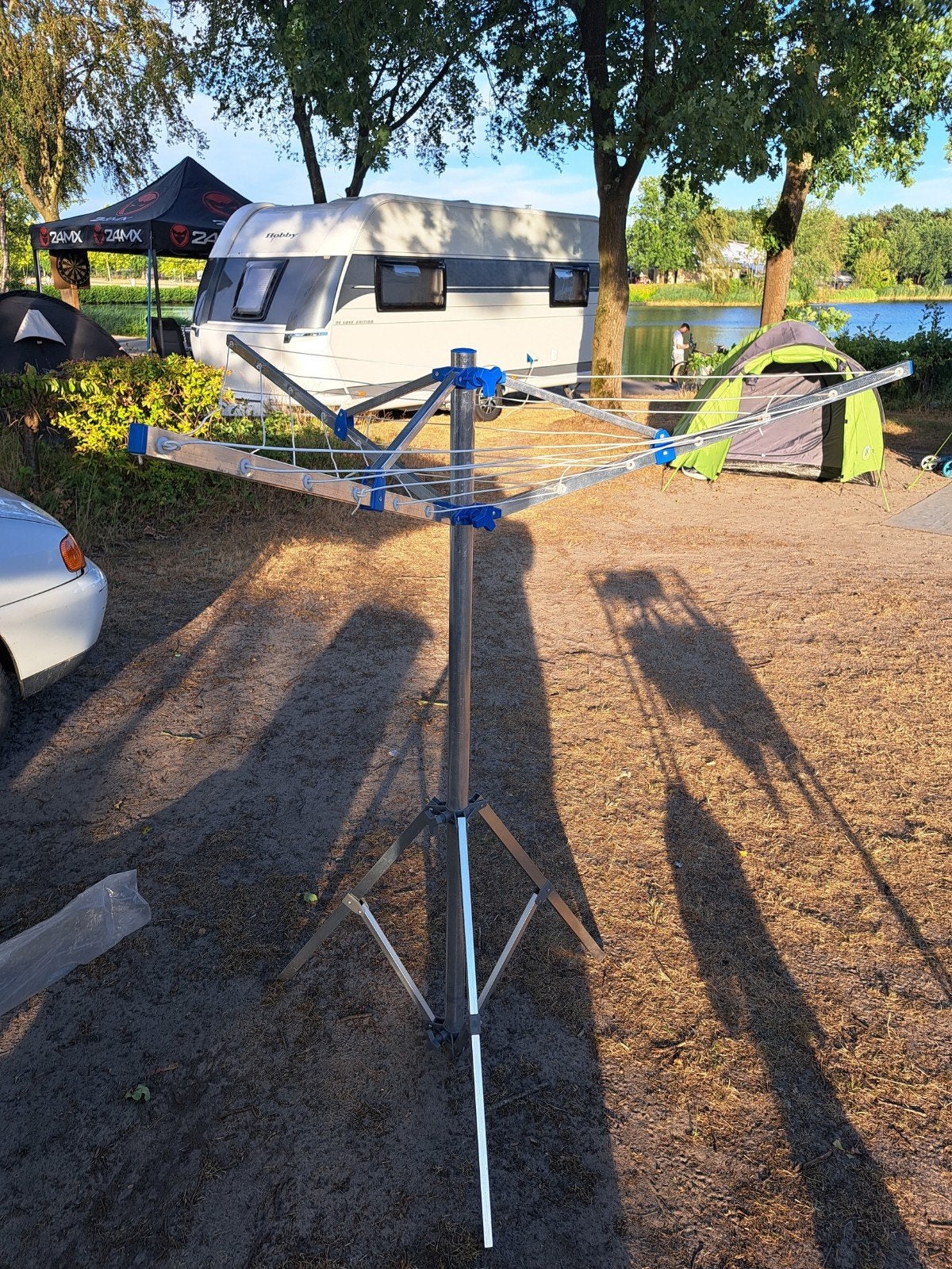 Compacte droogmolen voor de camping - Handig en opvouwbaar, Tuin en Terras, Droogmolens en Wasrekken, Ophalen