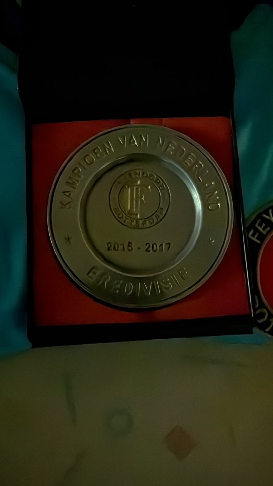 Miniatuur kampioen schaal Feyenoord, Ophalen of Verzenden, Zo goed als nieuw, Feyenoord