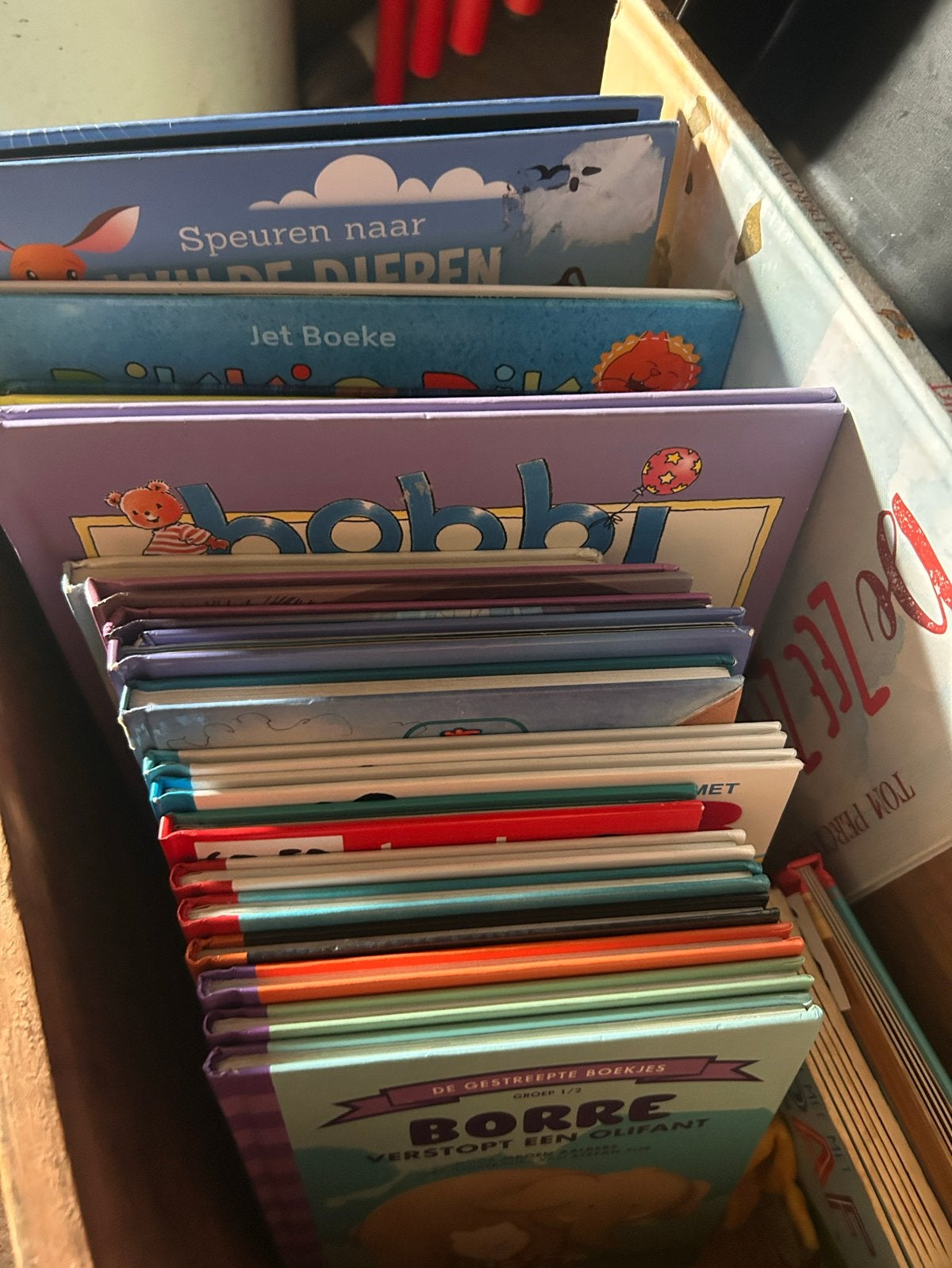 Stevige bewaarkist met diverse kinderboeken, Ophalen, Gelezen