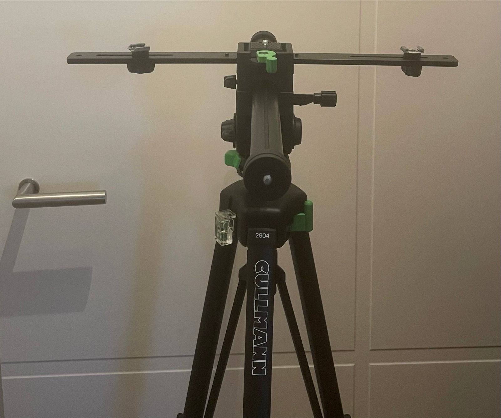 Cullmann 2904 Statief met videokop en accessoires, Ophalen, Cullmann, Driepoot, Zo goed als nieuw