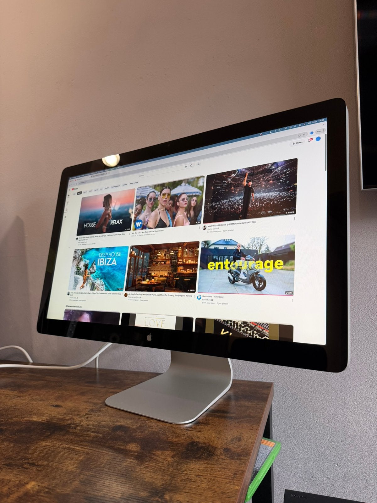 Apple Thunderbolt Display 27” | Nette staat, Ophalen, IPS, Ingebouwde speakers, Zo goed als nieuw