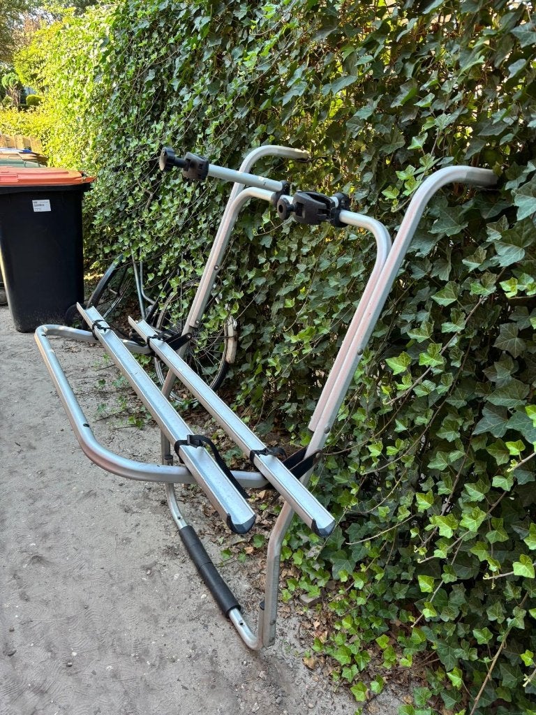 Fietsendrager klep volkswagen california transporter, Auto diversen, Fietsendragers, Ophalen, 2 fietsen, Gebruikt, Achterklepdrager