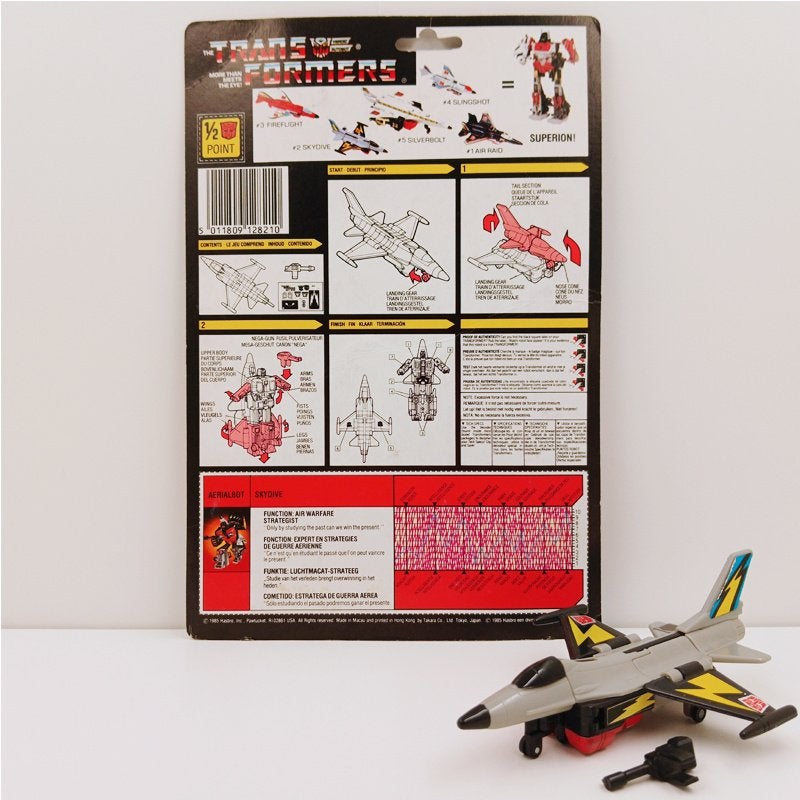 Transformers G1 Aerialbots (Superion) Skydive V1 Hasbro 1985, Verzamelen, Transformers, G1, Ophalen of Verzenden, Zo goed als nieuw
