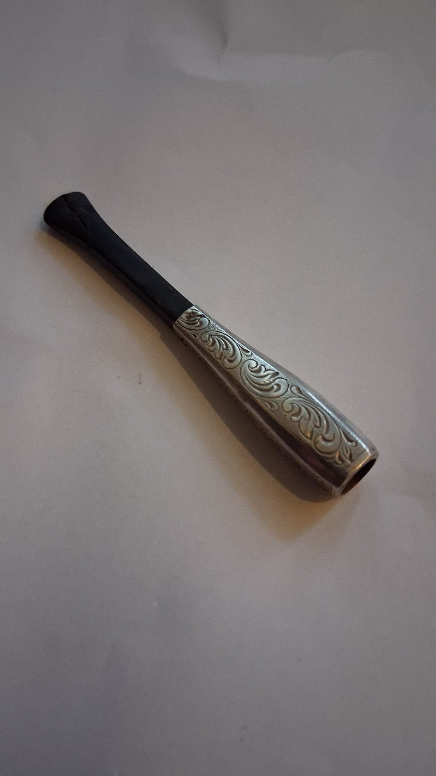Art deco zilveren sigaret houder, Antiek en Kunst, Ophalen of Verzenden, Zilver