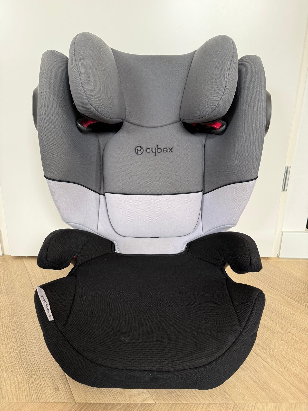 Cybex Solution M-fix SL autostoel - grijs/zwart, Gebruikt, 15 t/m 36 kg, Afneembare rugleuning, Isofix