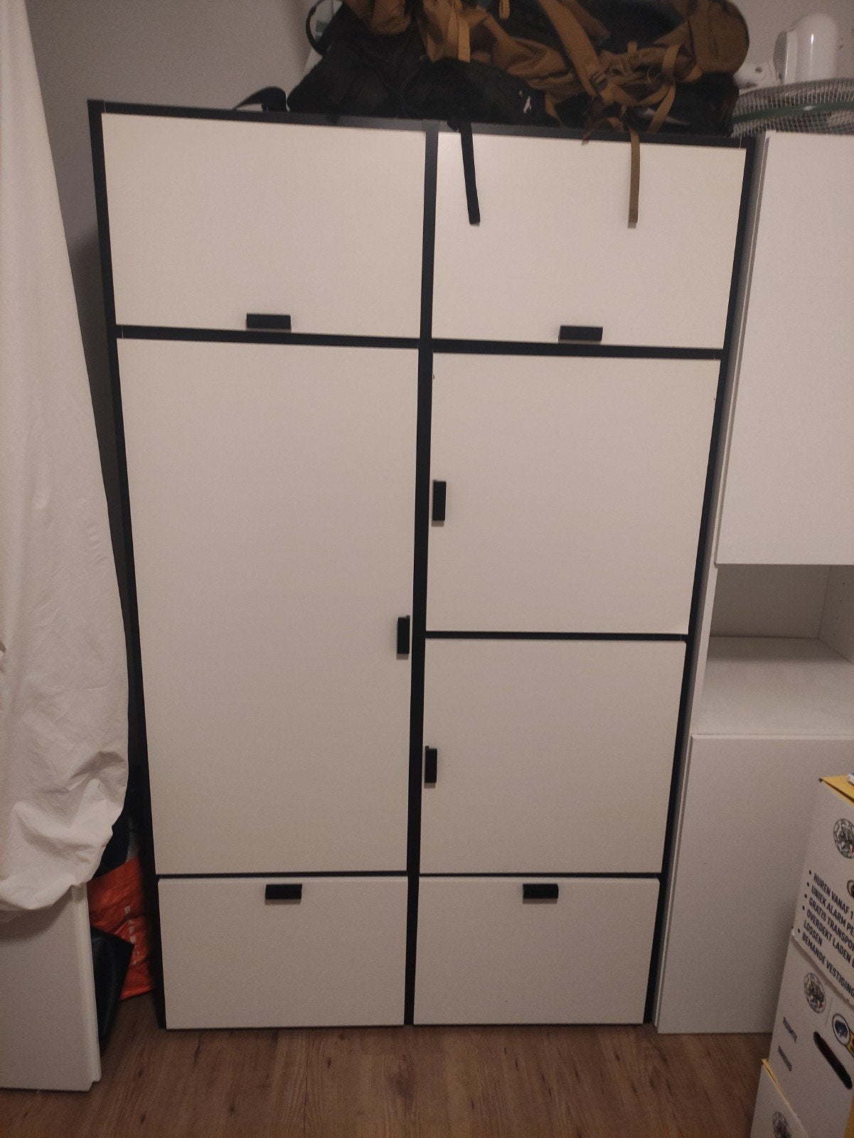 IKEA ODDA Kast - Ruime Kledingkast met Laden en Deuren, Ophalen, Gebruikt, 100 tot 150 cm, Modern, Functioneel
