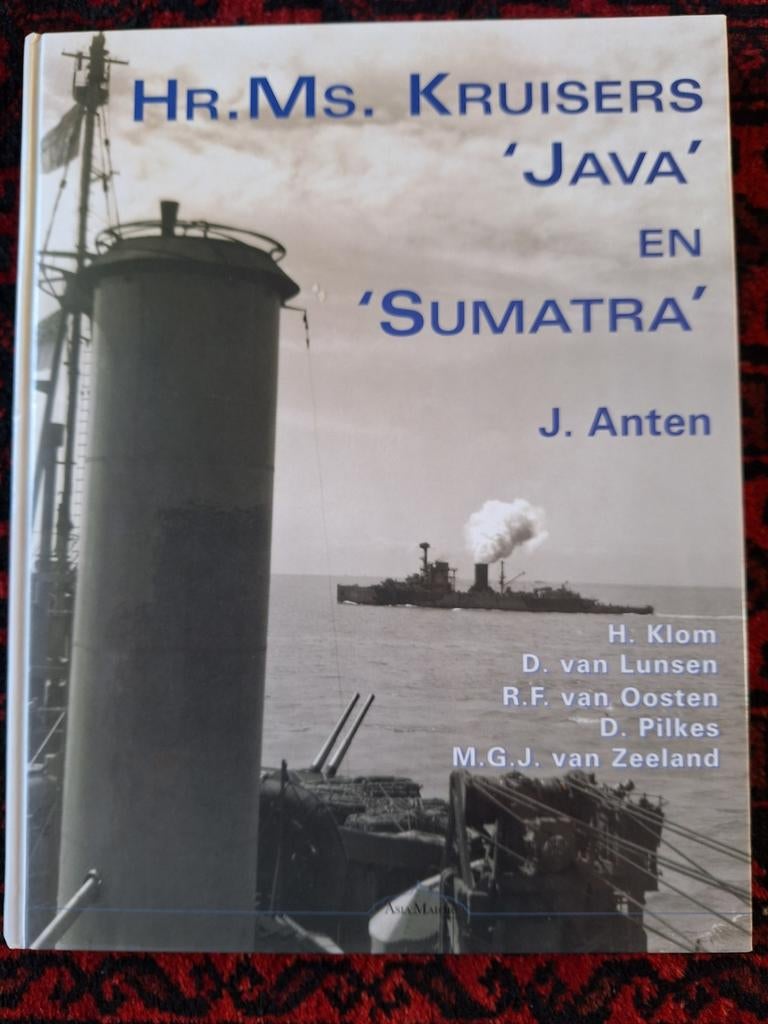 Hr. Ms. Kruisers 'Java' en 'Sumatra' - J. Anten, Verzamelen, Ophalen of Verzenden, Zo goed als nieuw, Boek of Tijdschrift