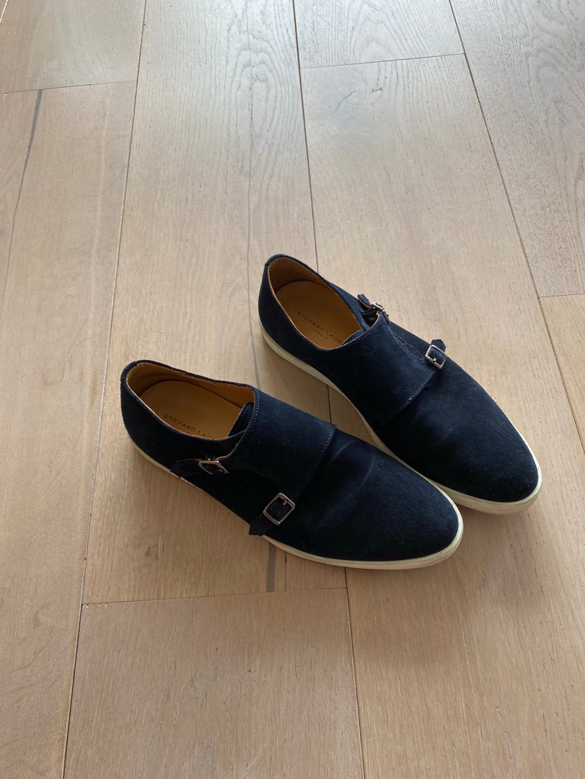 Stefano lauran 43 blauw, Kleding | Heren, Schoenen, Blauw, Ophalen of Verzenden, Gespschoenen, Zo goed als nieuw
