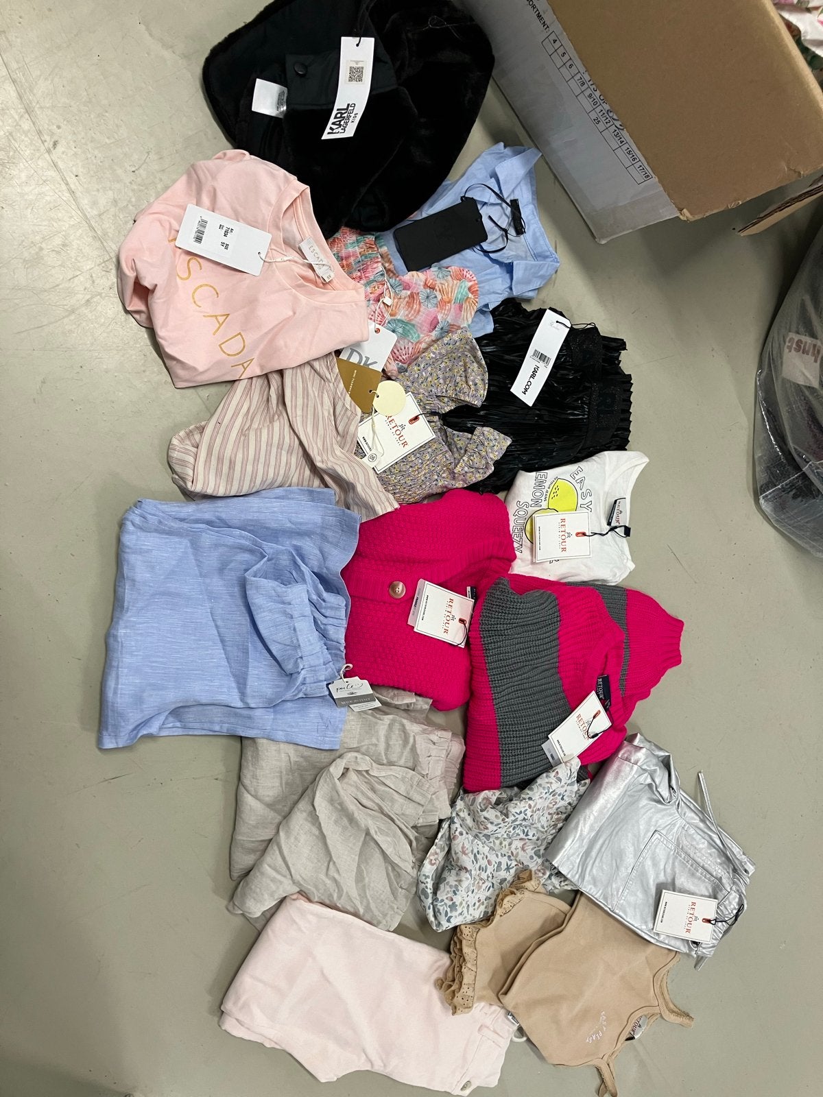Partij nieuwe kinderkleding: Retour, Karl Lagerfeld, Escada, Ophalen of Verzenden, Nieuw, Jongen of Meisje