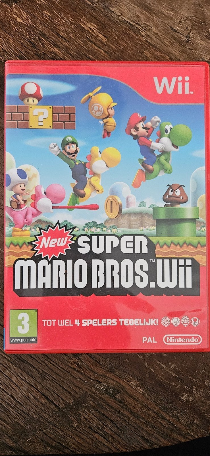 New Super Mario Bros. Wii - Klassiek platformplezier!, Spelcomputers en Games, Eén computer, Ophalen of Verzenden, Zo goed als nieuw