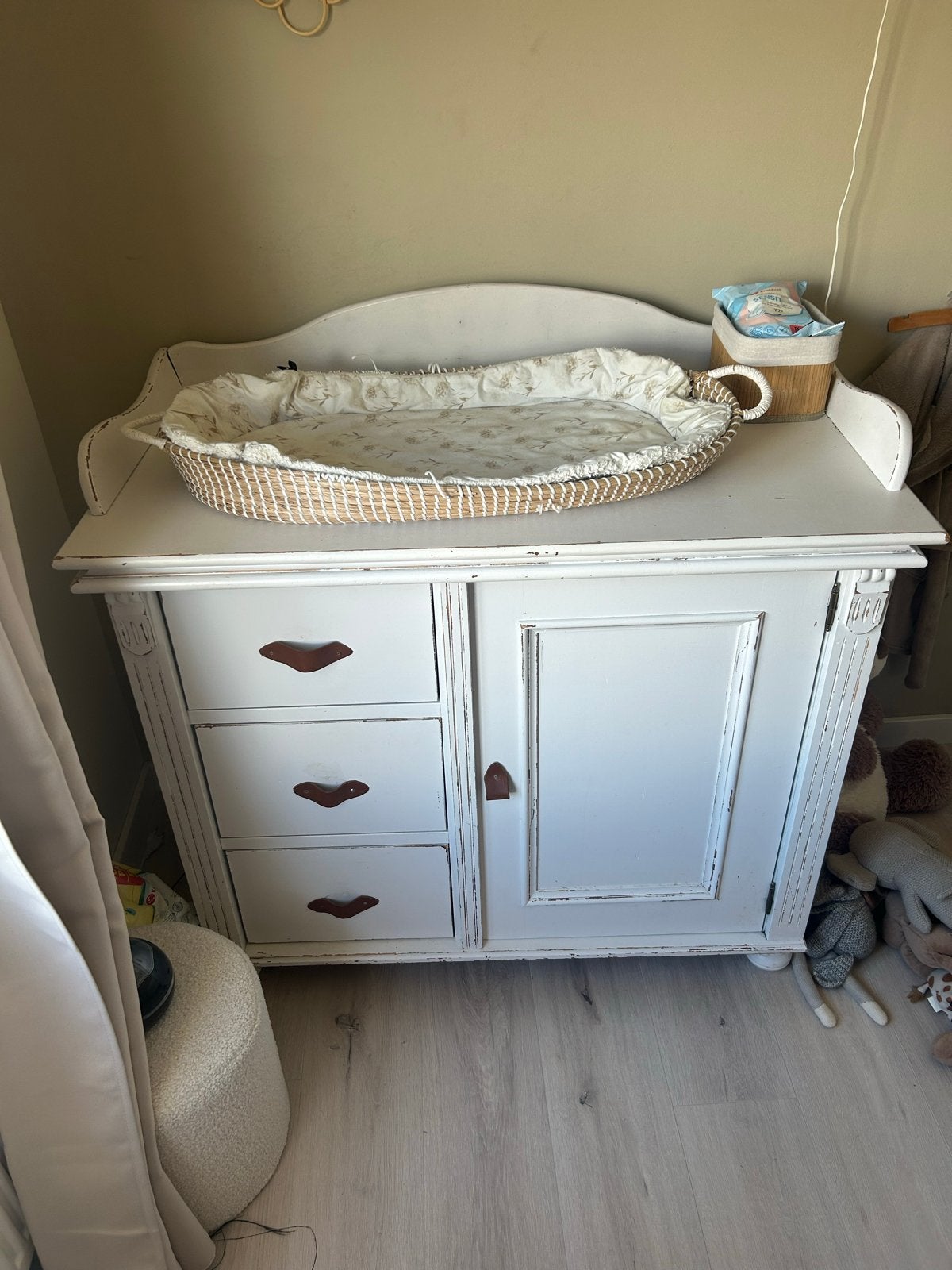 Vintage commode/kast met lades en opbergruimte, Ophalen, Gebruikt, 50 tot 70 cm, 100 cm of meer