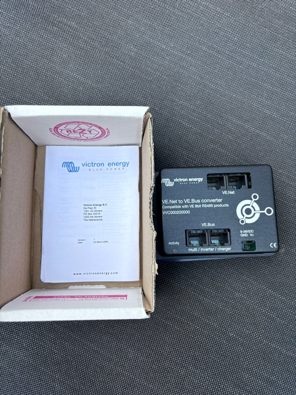 Victron Energy VE.Net naar VE.Bus converter, Ophalen of Verzenden, Zo goed als nieuw