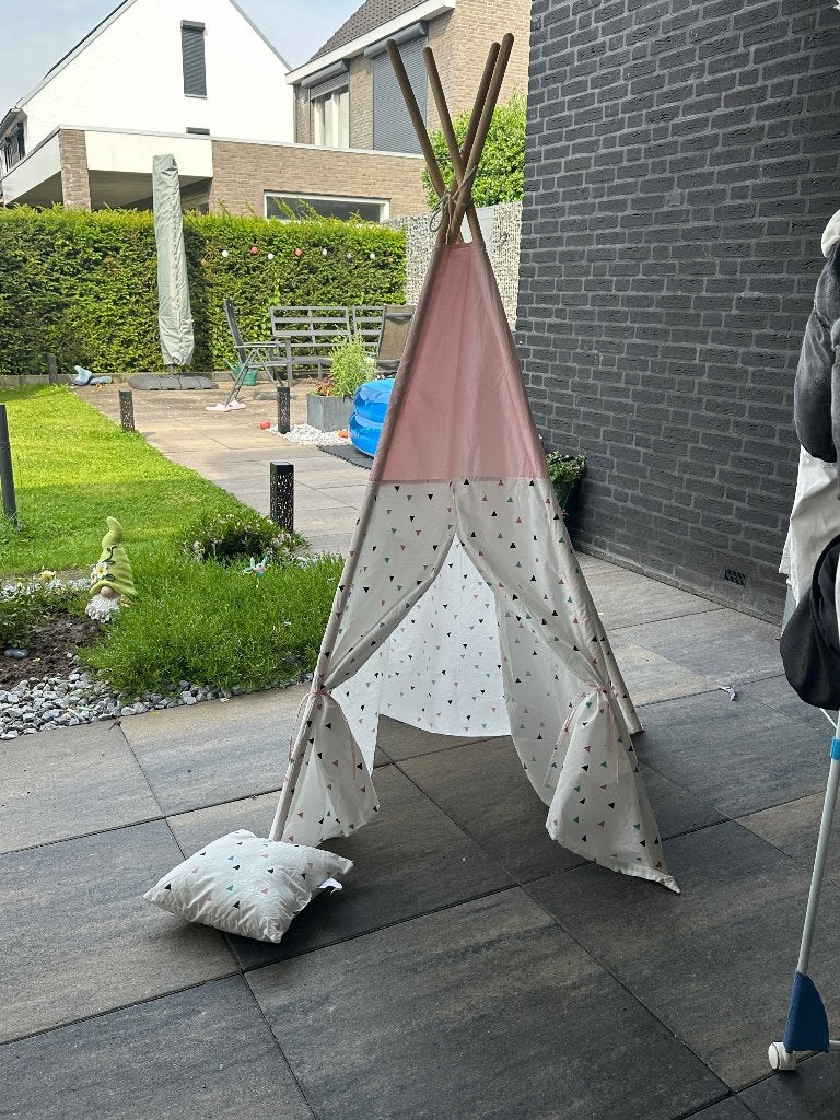 Tipi tent, Ophalen, Zo goed als nieuw
