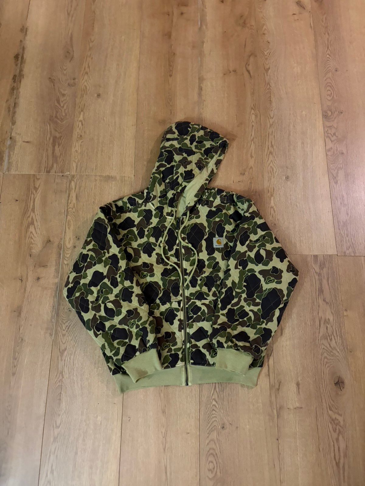 Carhartt Vista Jacket Camo, Kleding | Heren, Ophalen of Verzenden, Zo goed als nieuw, Maat 46 (S) of kleiner, Groen