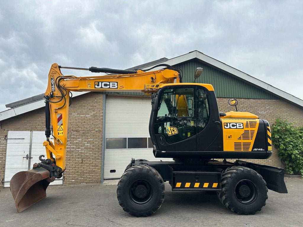 JCB JS145W + (bj 2017), Graafmachine