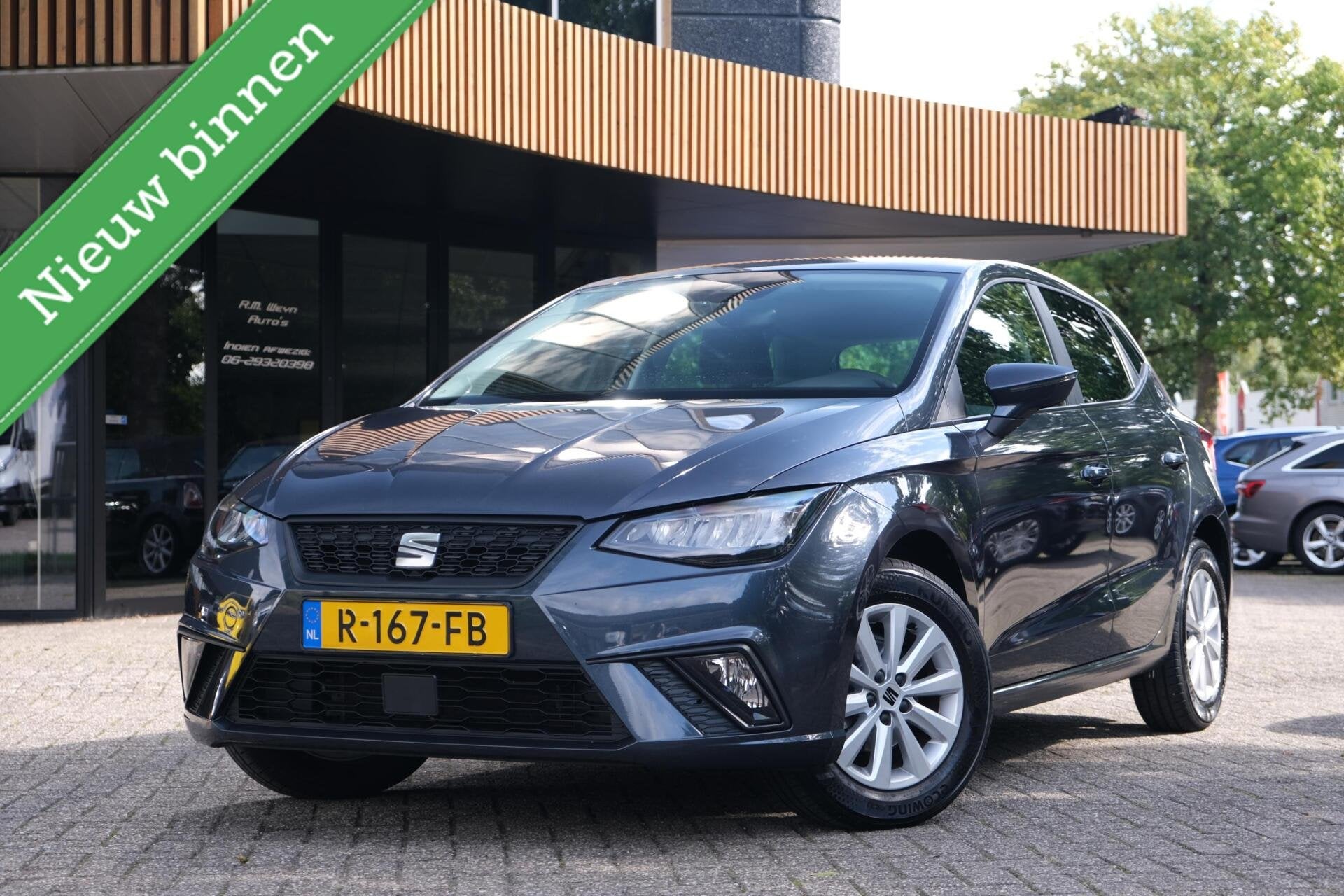 Seat Ibiza 1.0 Style|Rijklaar!|Carplay|LaneAssist|FrontAssis, Auto's, Voorwielaandrijving, Stof, Parkeersensor, Ibiza