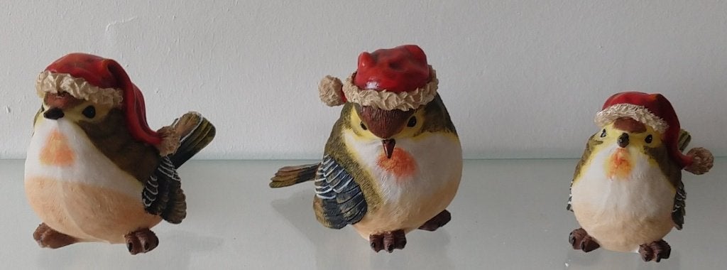 vogeltjes mussen met muts, volgnr 38, Ophalen of Verzenden, Zo goed als nieuw, Dier