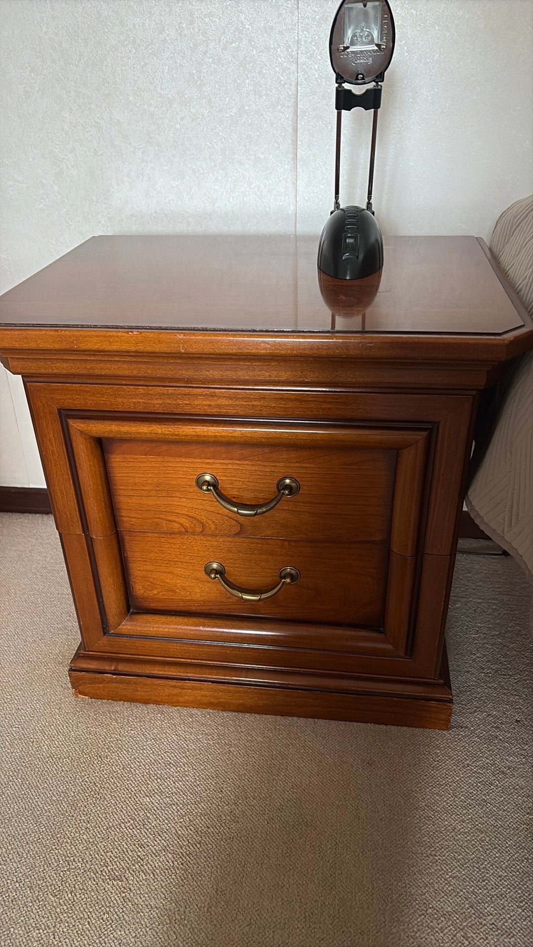 Nachtkastje oud, Huis en Inrichting, Ophalen of Verzenden, Gebruikt, Minder dan 45 cm