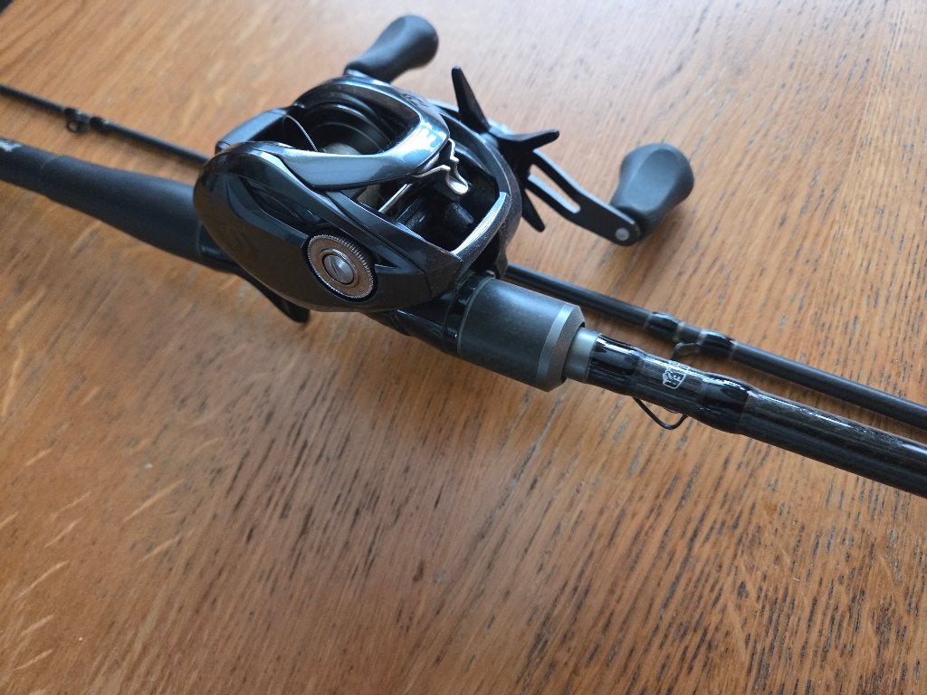 Daiwa tatula met scout swimbait hengel, Ophalen, Werphengel