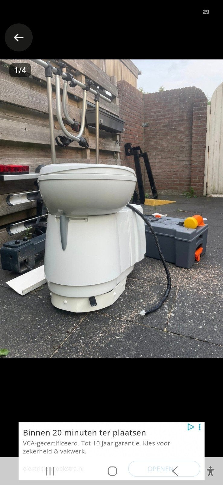 Thetford C263S cassettetoilet, Caravans en Kamperen, Caravan accessoires, Ophalen of Verzenden, Gebruikt