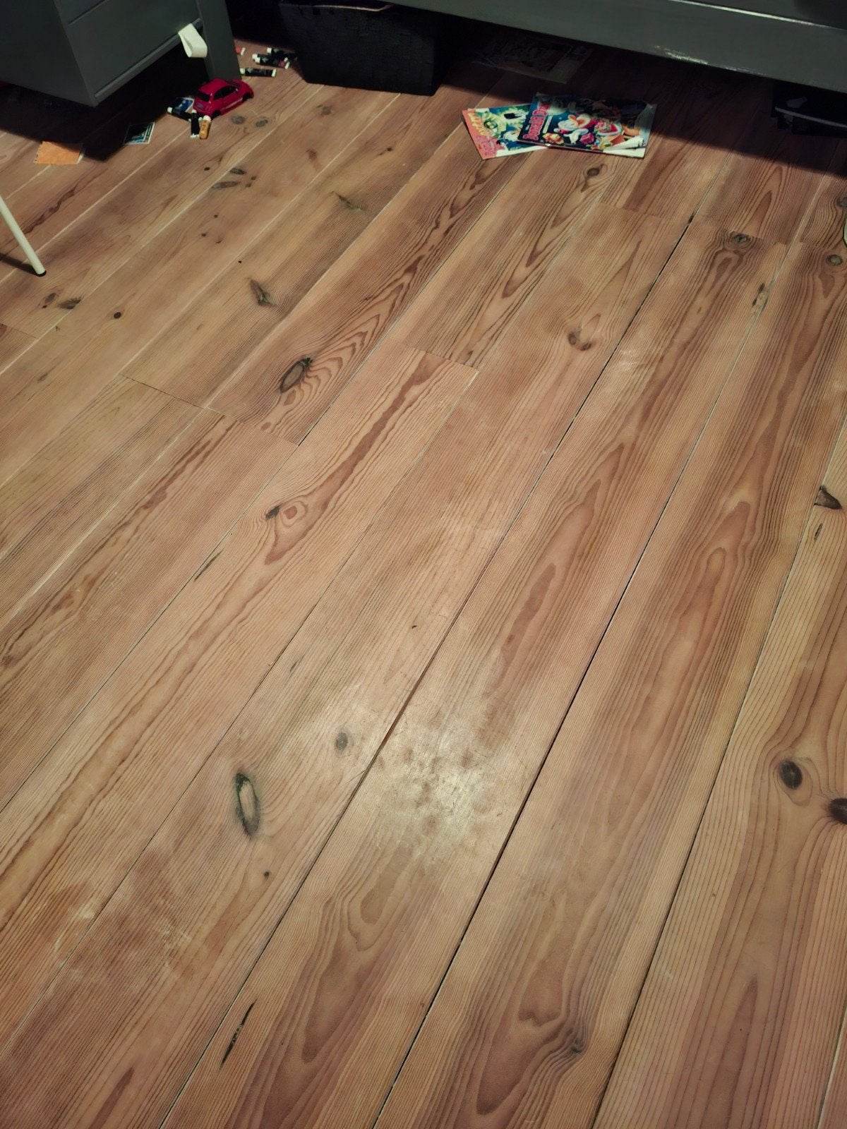 Gebruikte grenen vloerplanken 40 m, Doe-het-zelf en Verbouw, Ophalen, Gebruikt, Vloerdelen of -planken, 10 m² of meer