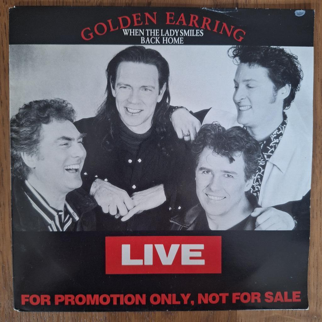 Golden Earring - When The Lady Smile/Back Home (promo) (051), Ophalen of Verzenden, Gebruikt, Pop