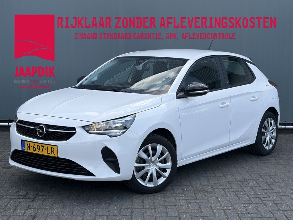 Opel CORSA-E BWJ 2021 Edition 136 PK 50 kWh SOH 91,3% | 3-FA, Auto's, Opel, 330 km, Gebruikt, Zwart, Parkeersensor
