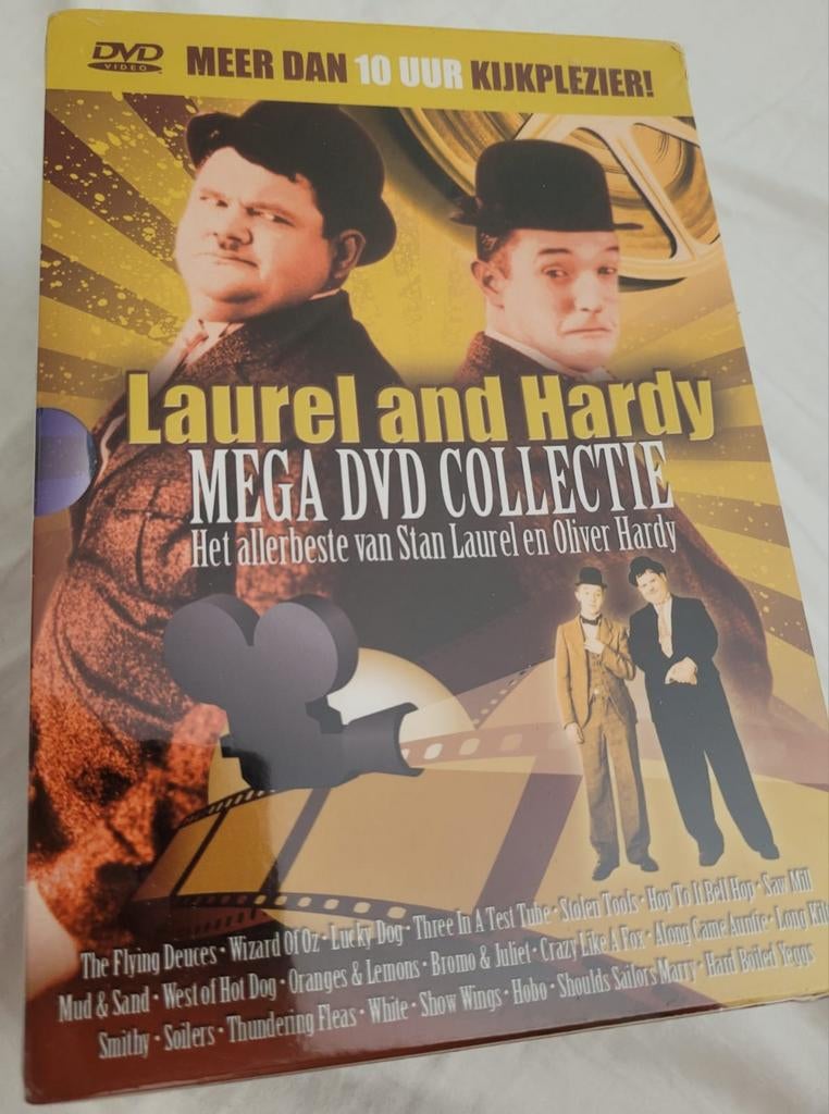 Laurel and hardy mega dvd collectie stan laurel oliver hardy, Ophalen of Verzenden, Zo goed als nieuw