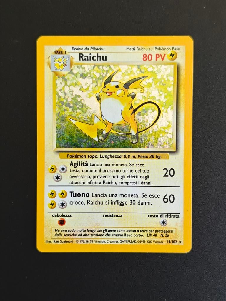 Raichu (BS 14) Italian, Ophalen of Verzenden, Zo goed als nieuw
