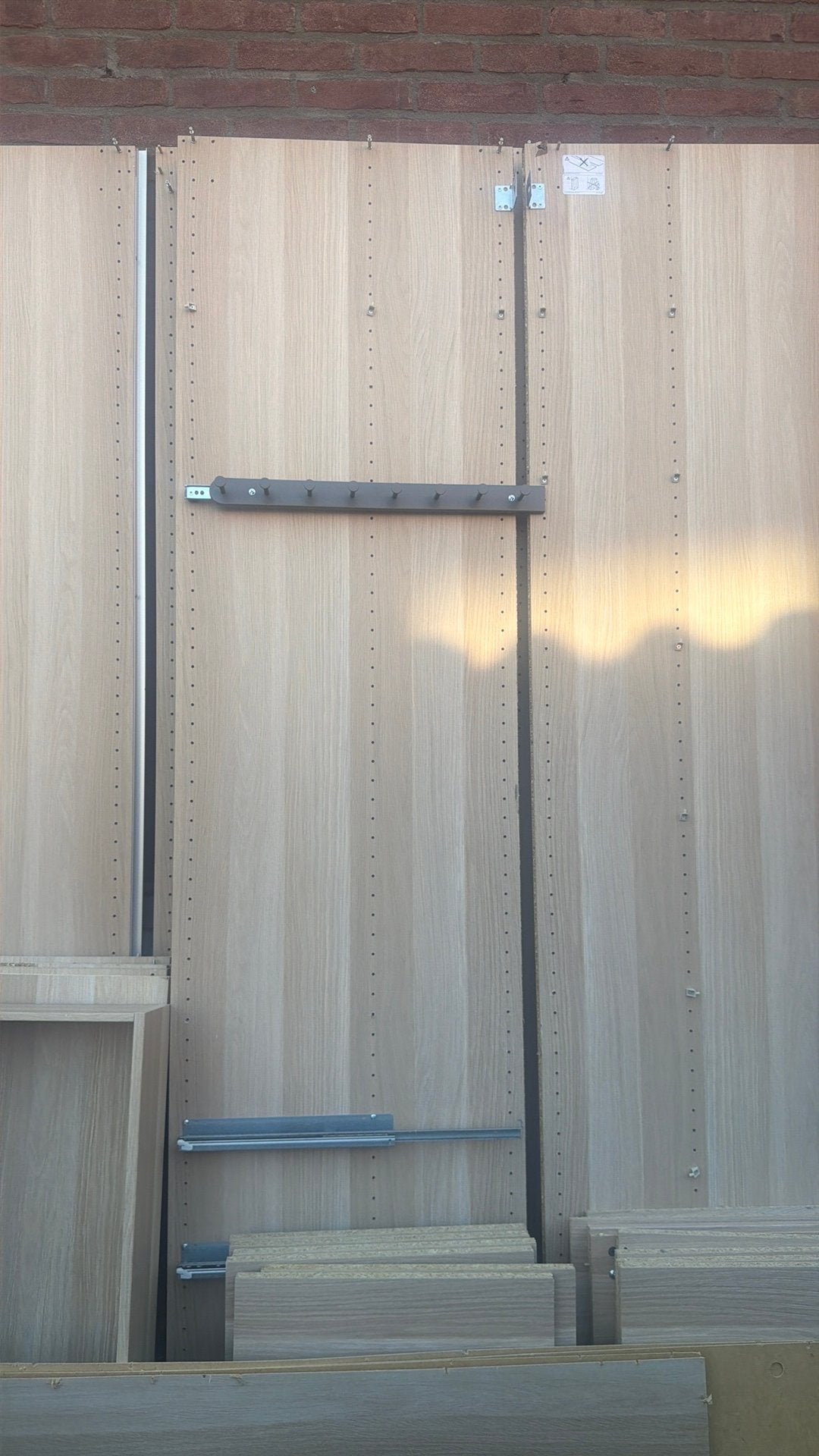 Gratis aPax kledingkast 238cm hoog 2 meter breed 60 cm diep, Ophalen, Gebruikt, 50 tot 75 cm, 200 cm of meer